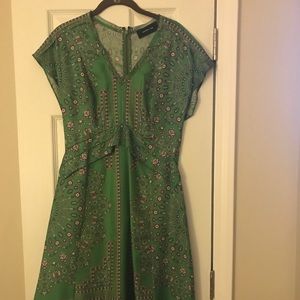 Derek Lam Green Silk Dress